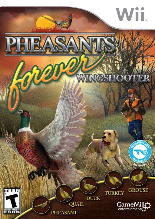 Pheasants Forever Wingshooter box art for Wii